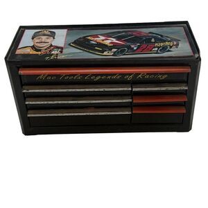 Ernie Irvin # 28 Mini Mac Tool Box / Jewelry Box 7 Drawer - Heavy / Metal / Rare